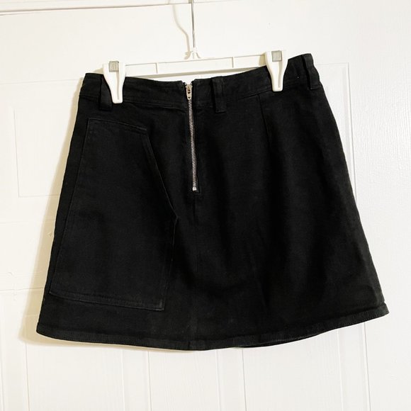 Wilfred Free Denim Mini Zip Skirt - Picture 2 of 7